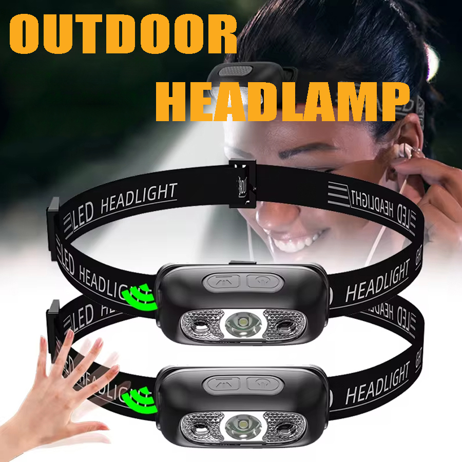 Outdoor Lighting Nearby - Strong Light Headlamp Portable LED Sensor