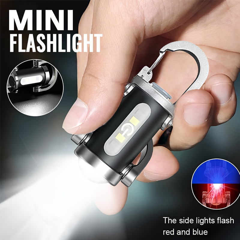Outdoor Lighting Panel - Mini Keychain Flashlight Rechargeable Pocket COB