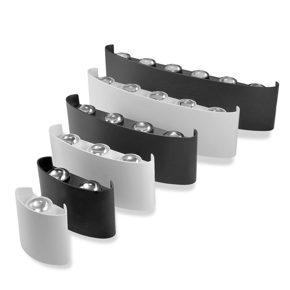 Outdoor Lighting For Fence - LED Wall Light Aluminum Outdoor Waterproof