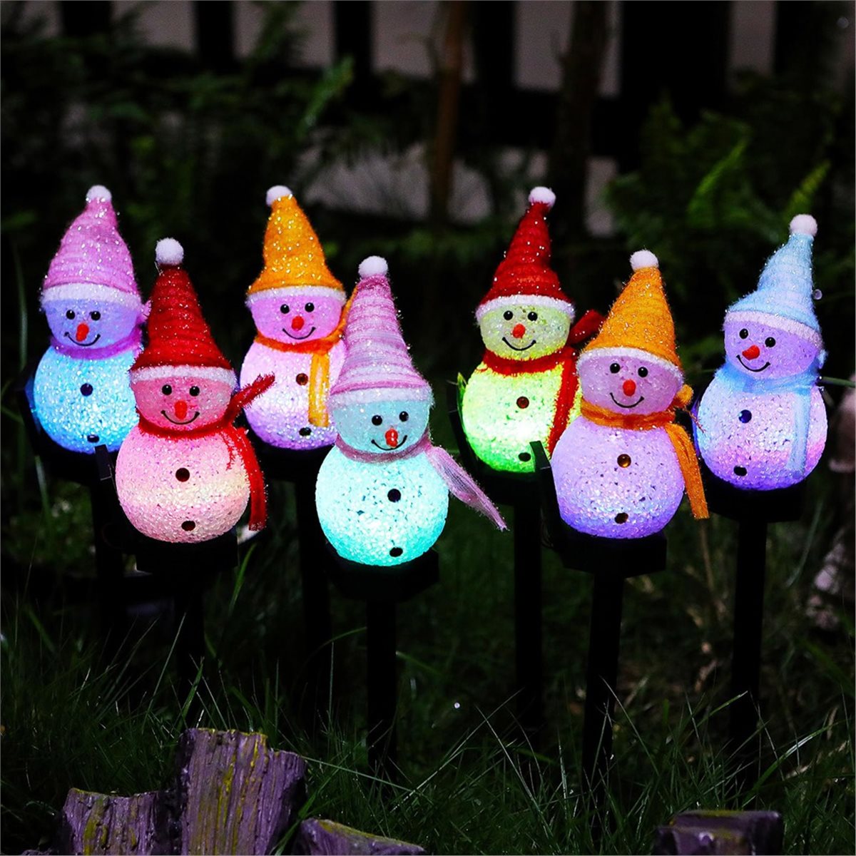 Outdoor Lighting For Christmas - Y17A 2025-Christmas Light Stakes Outdoor Decoration