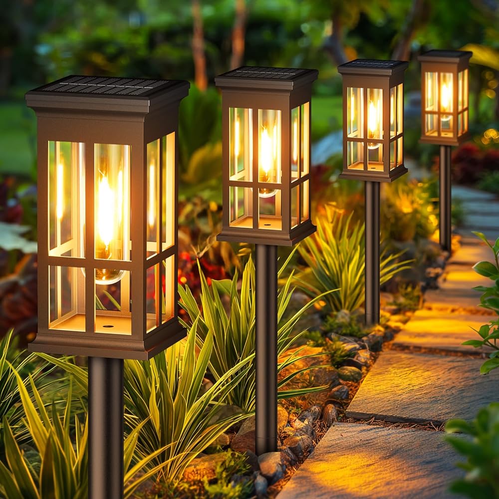 Halo Outdoor Lighting - Solar Pathway Light Outdoor Solar Lamp