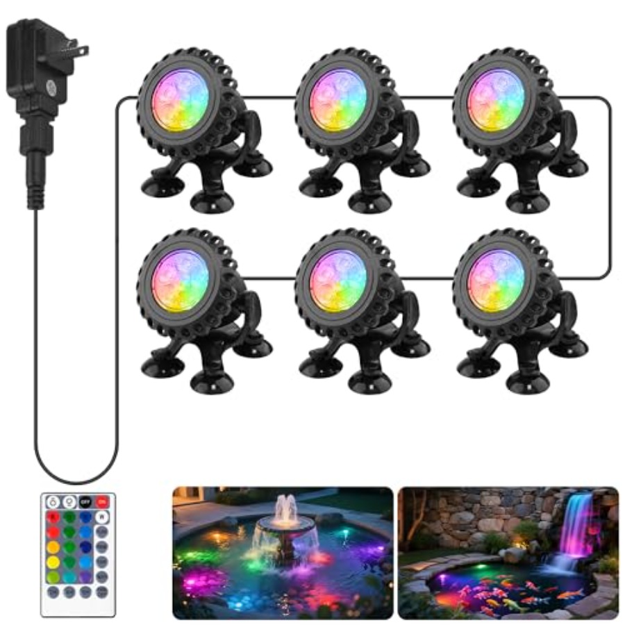Pond Light Submersible - Pond Lights LED Underwater 16 Colors