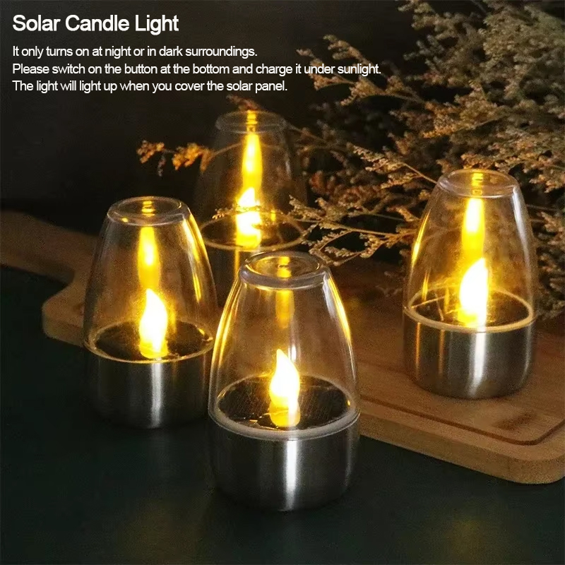 LED Solar Candles Light Flamel - Halo Outdoor Lighting review and price