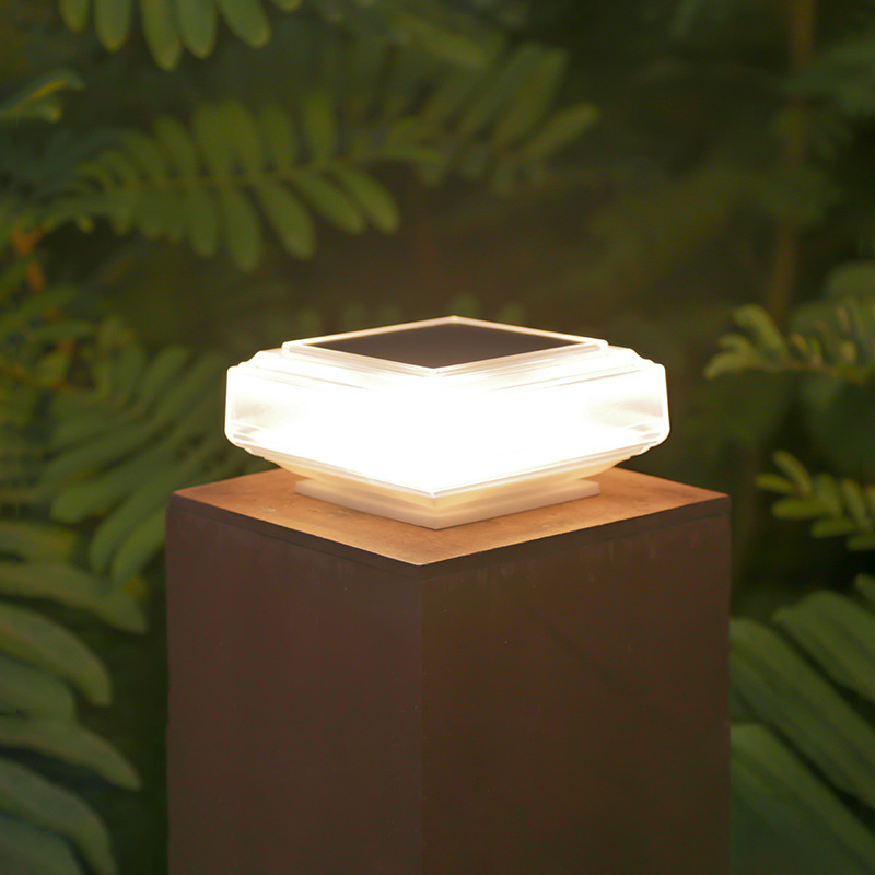 Modern Transparent Solar Post  - Outdoor Lighting For Fence review and price