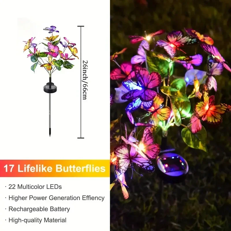Solar LED Butterfly Garden Lig - Halo Outdoor Lighting review and price