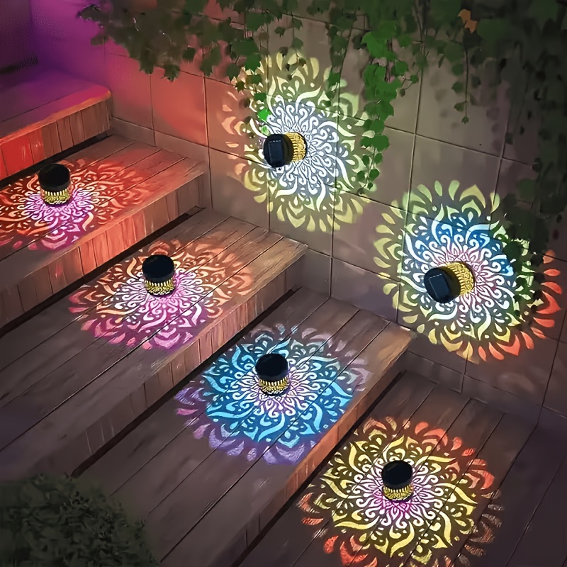 1/2/4 Packs Solar Fence Lights - Outdoor Lighting Solar review and price