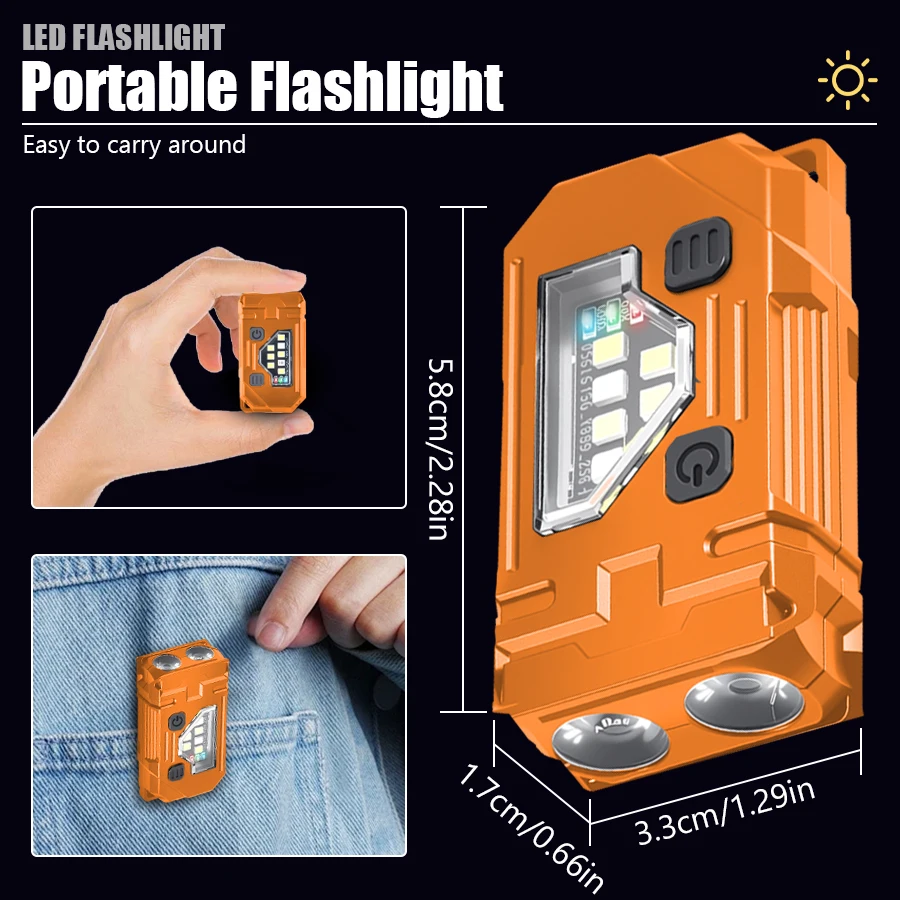 Mini Keychain EDC Flashlight R - Outdoor Lighting Panel review and price