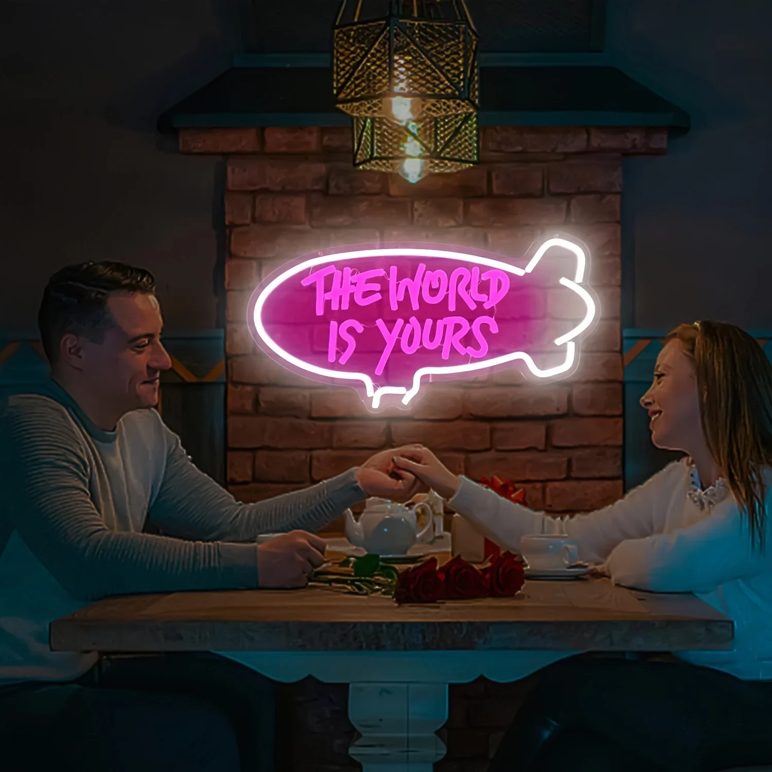 The World Is Yours Blimp Neon  - Outdoor Lighting For Your Home review and price