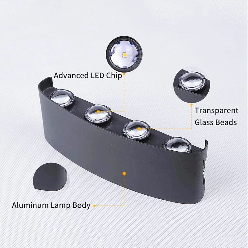 LED Wall Light Aluminum Outdoo - Outdoor Lighting For Fence review and price