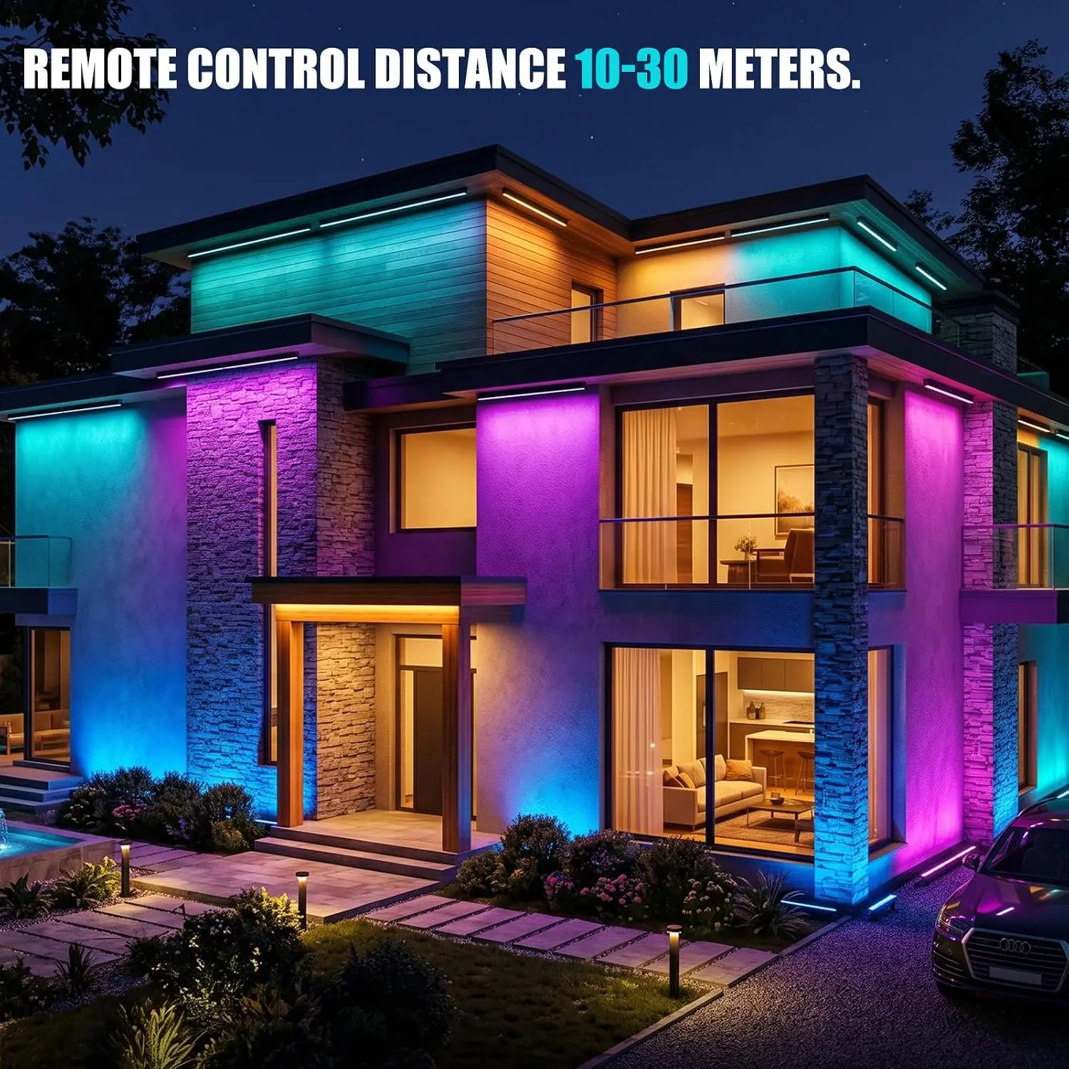 2Pack RGB Wall Washer Lights 1 - Outdoor Lighting Remote Control review and price