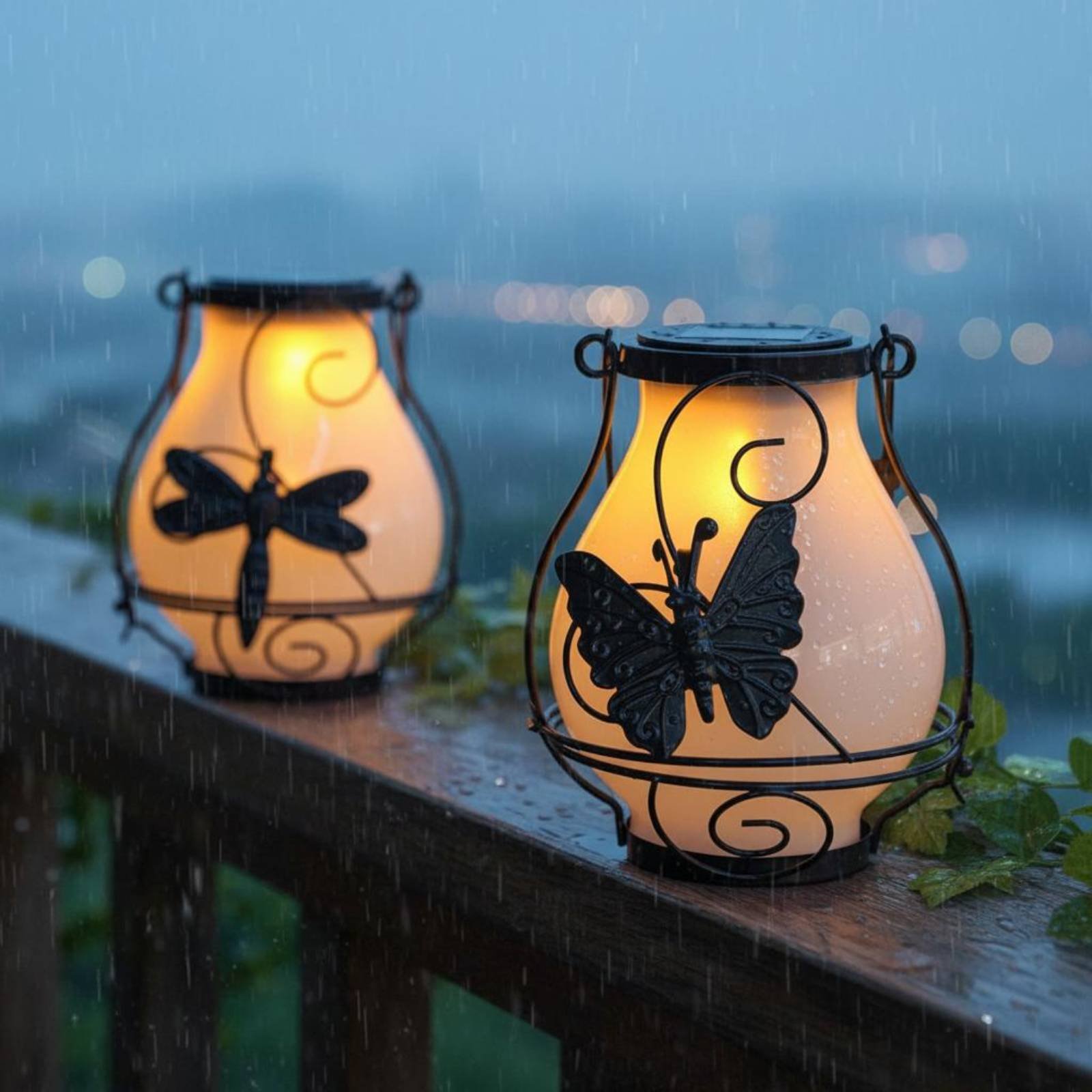 Solar Butterfly Lantern Waterp - Outdoor Lighting For Patio review and price