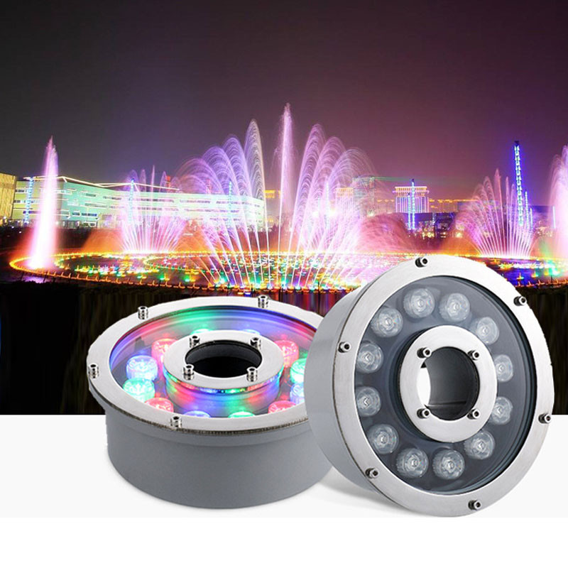 RGB LED Fountain Lamps 12V 24V - Pond Light Submersible review and price