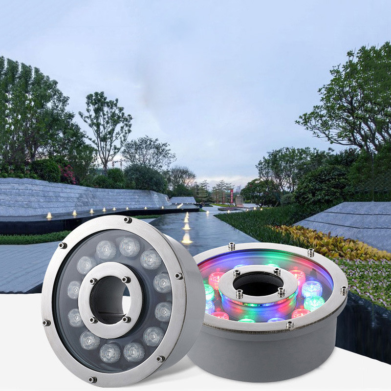 RGB LED Fountain Lamps 12V 24V - Pond Light Submersible review and price