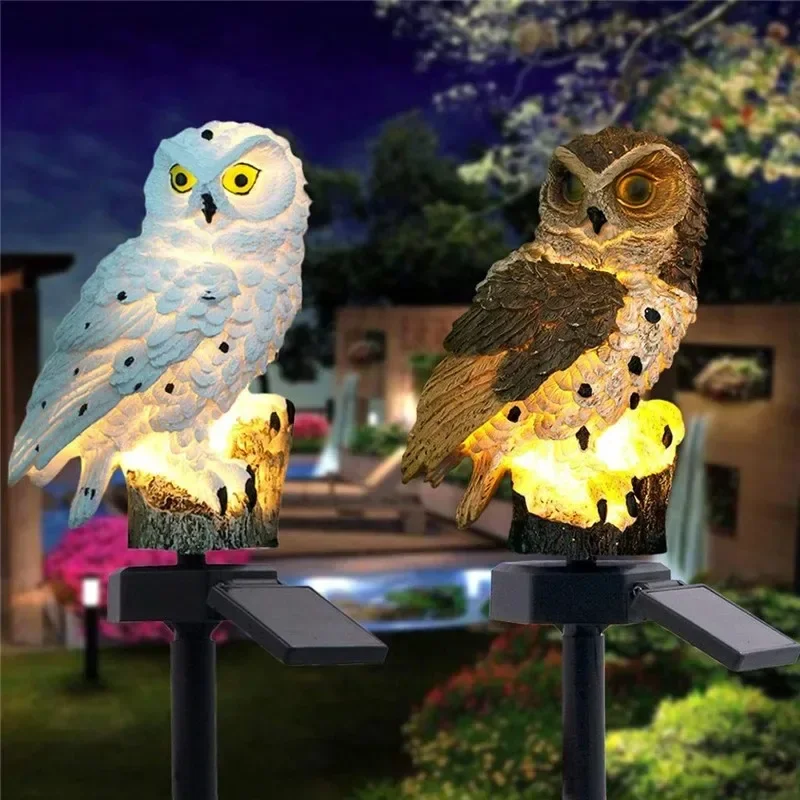 Solar Owl Statue Garden Light  - Halo Outdoor Lighting review and price