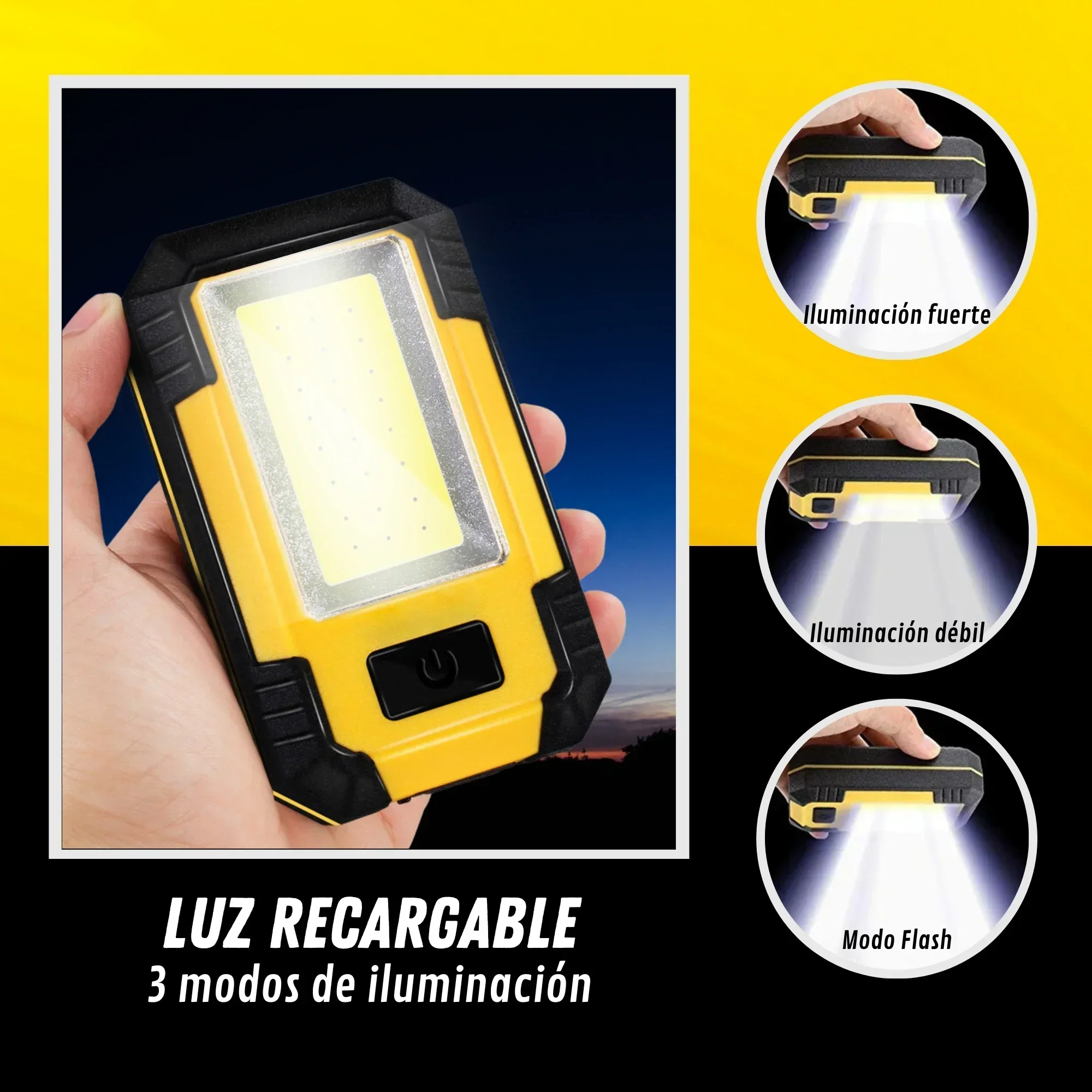 Portable 4000MaH Rechargeable  - Outdoor Lighting Panel review and price
