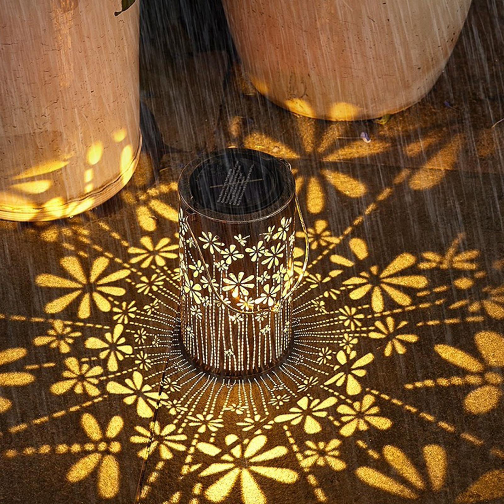 Solar Lanterns Colorful Metal  - Outdoor Lighting House review and price