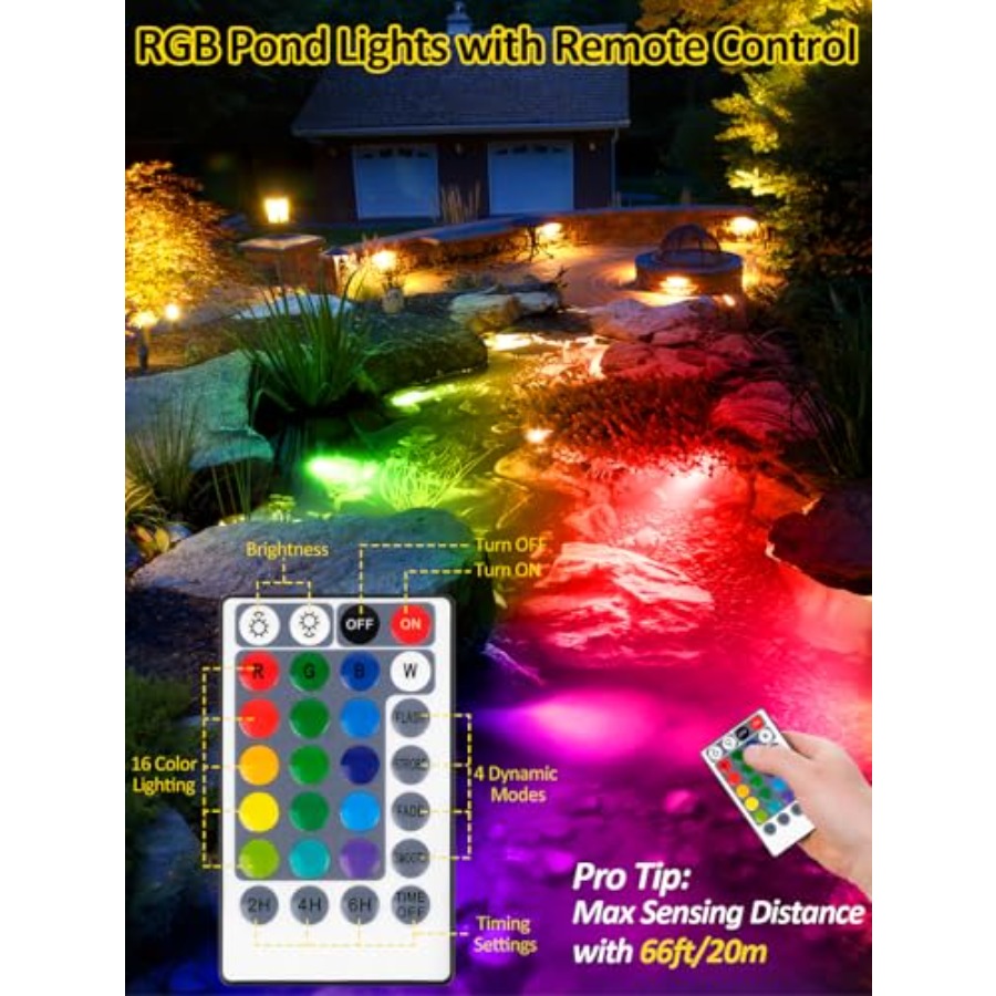 Pond Lights LED Underwater 16  - Pond Light Submersible review and price