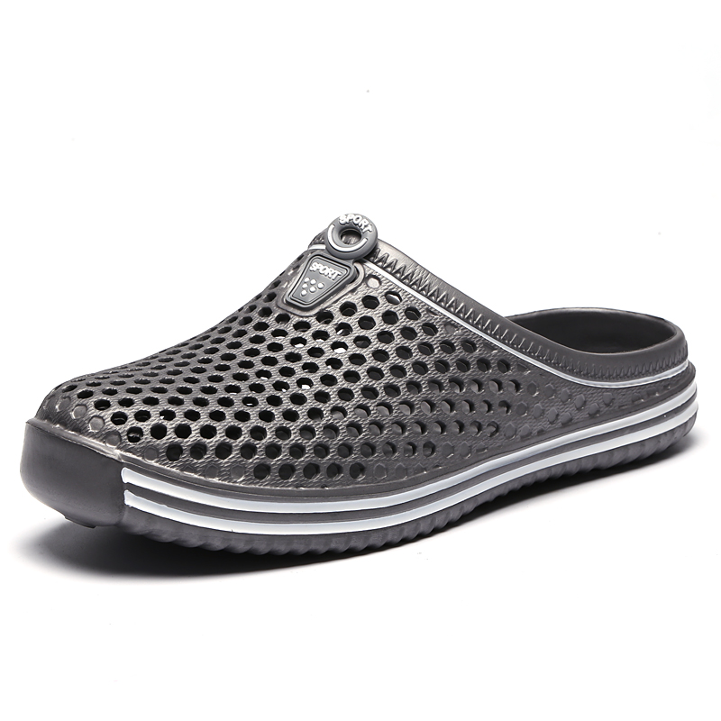 Summer Men Solid Color Sandals - Outdoor Lighting For Your Home review and price