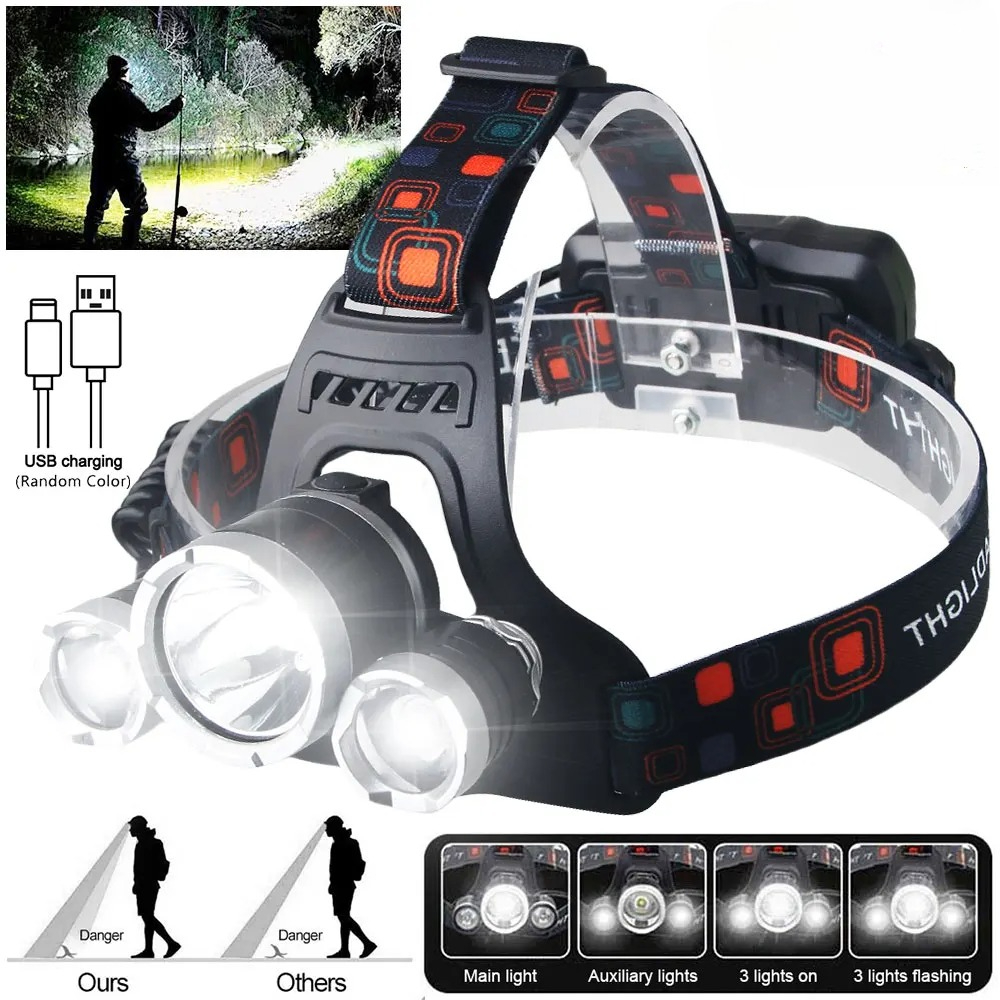 High Power LED Headlamp 18650  - Outdoor Lighting Nearby review and price