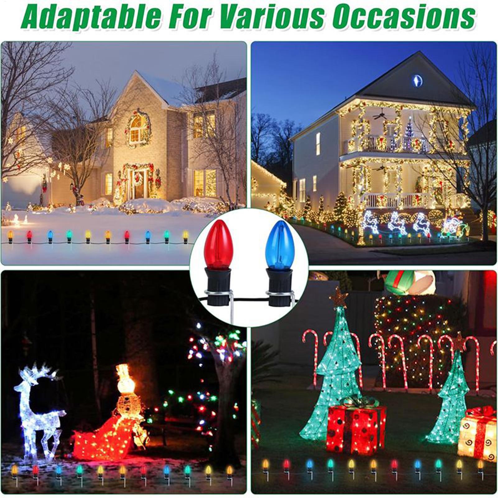 Christmas Light Stakes 12-Inch - Outdoor Lighting For Christmas review and price