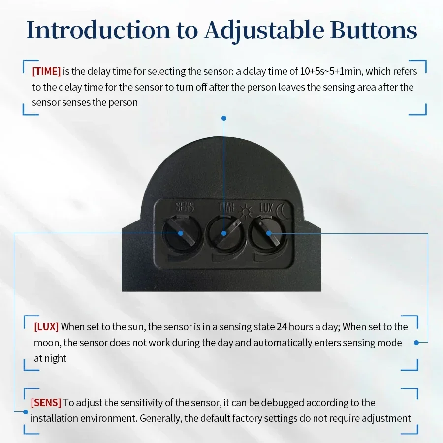 PIR Motion Sensor 220V 110V 12 - Outdoor Lighting Nearby review and price