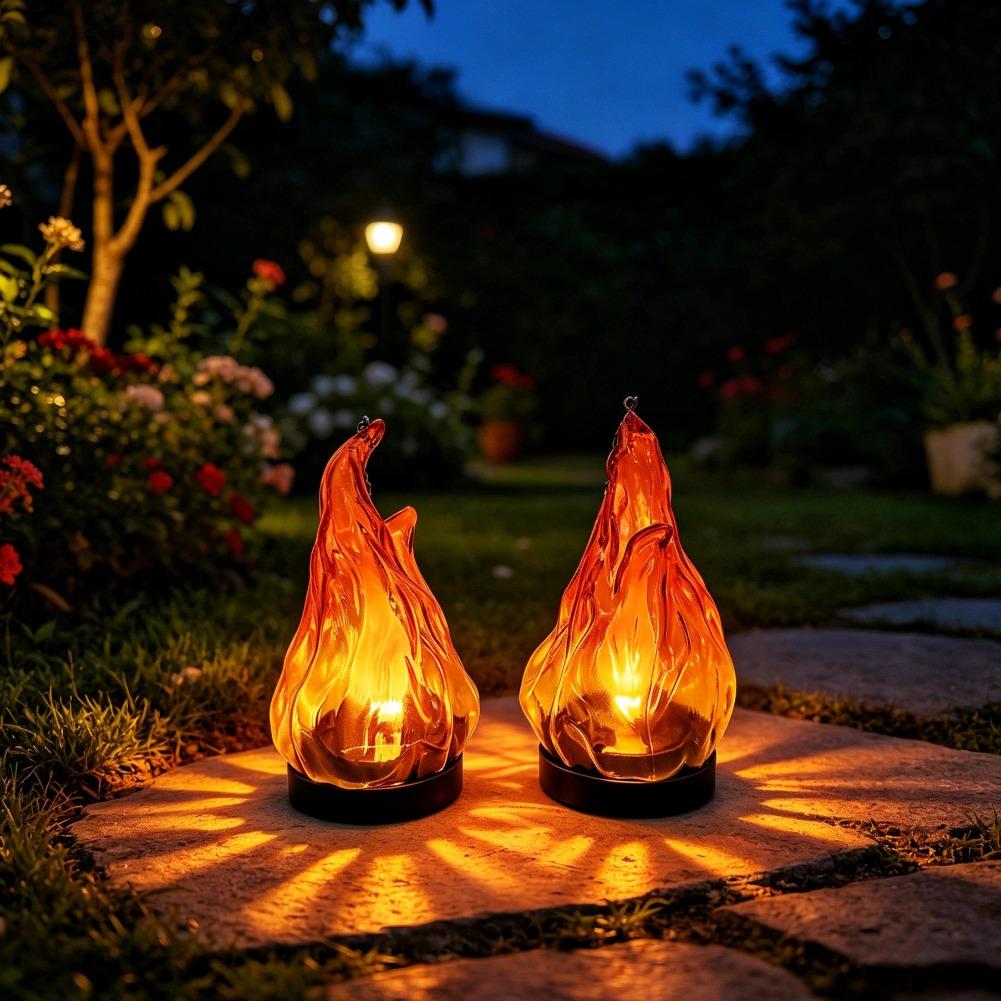 Solar Flame Hanging Lantern Li - Outdoor Lighting For Patio review and price
