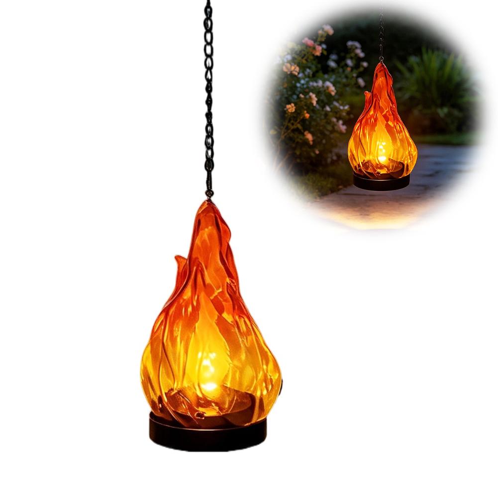 Solar Flame Hanging Lantern Li - Outdoor Lighting For Patio review and price