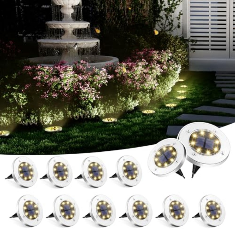 Solar Ground Lights Solar Ligh - Outdoor Lighting For Patio review and price