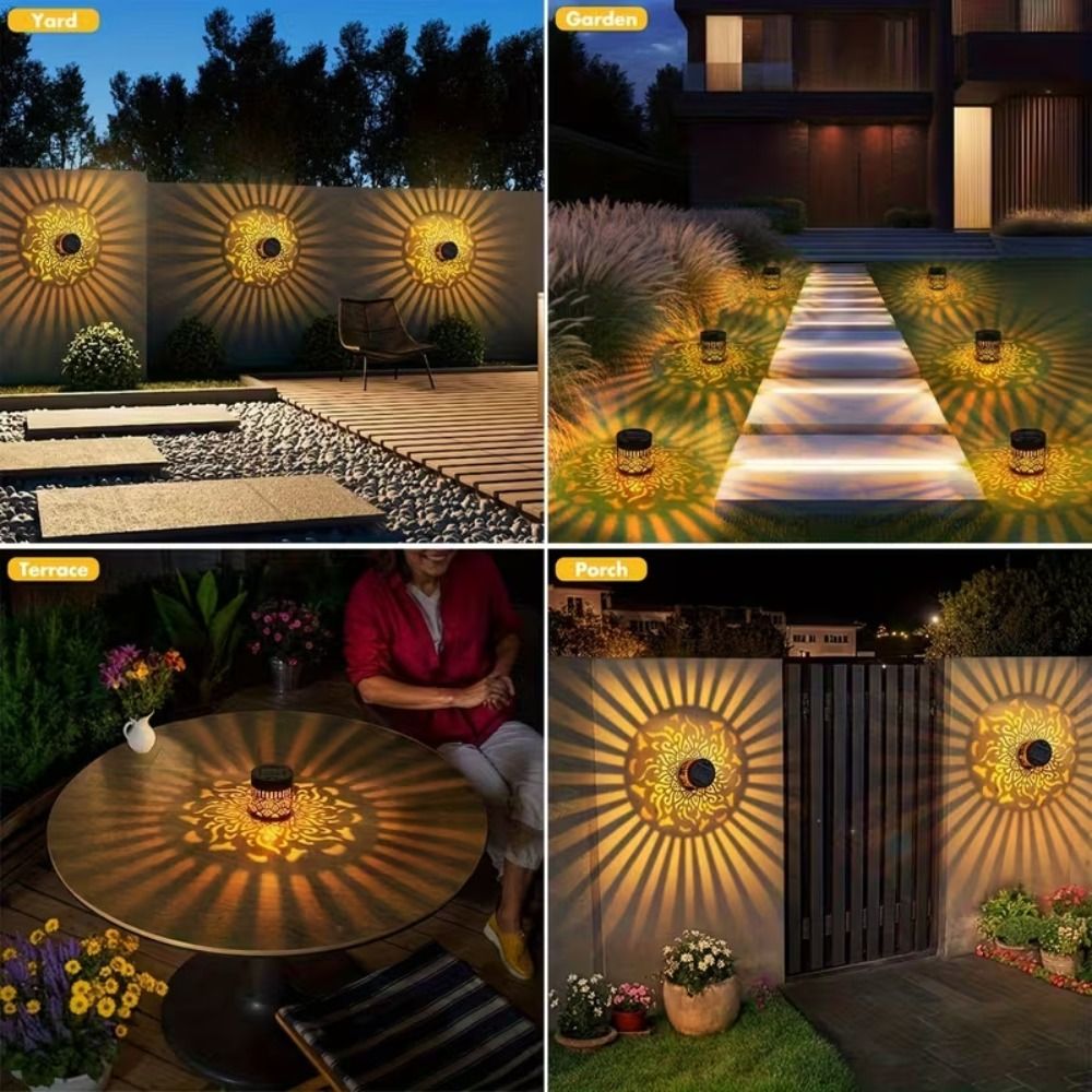 Sunflower Mandala Solar Wall L - Halo Outdoor Lighting review and price