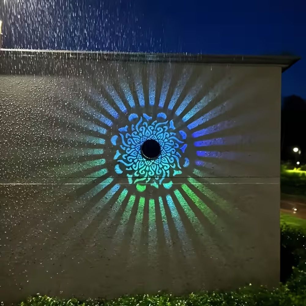 Sunflower Mandala Solar Wall L - Halo Outdoor Lighting review and price