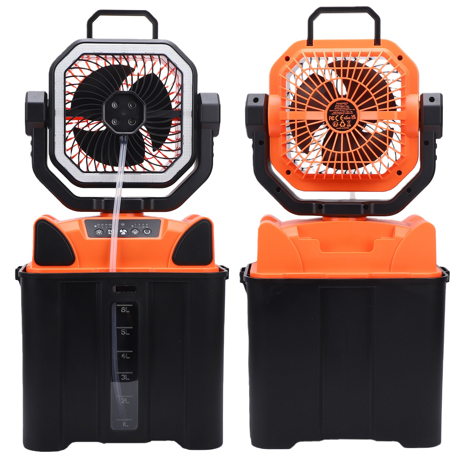 Rechargeable Camping Fan with  - Outdoor Lighting Remote Control review and price