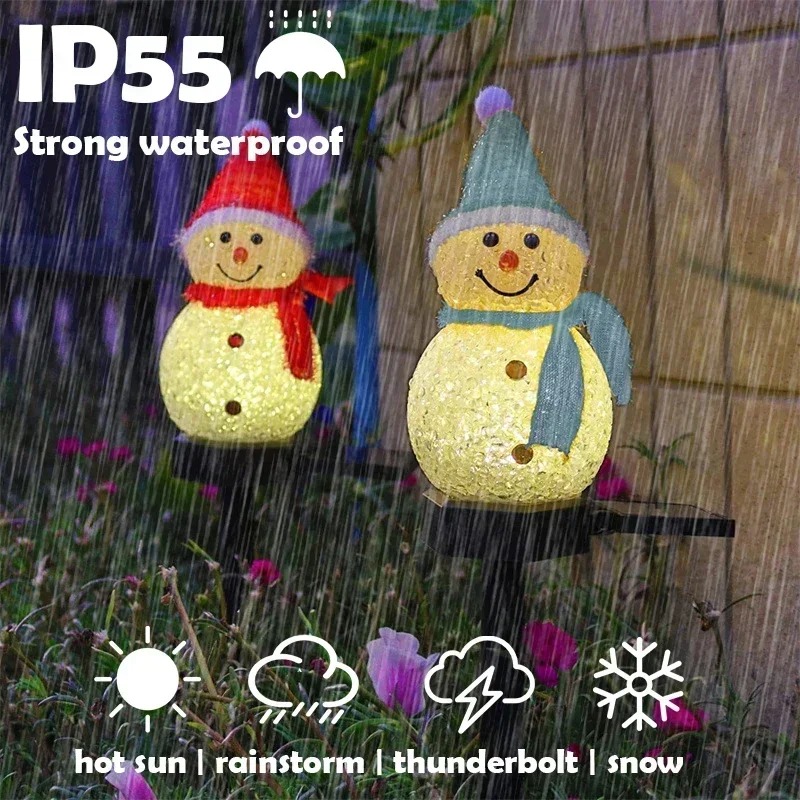 Christmas Snowman Solar Garden - Outdoor Lighting For Christmas review and price
