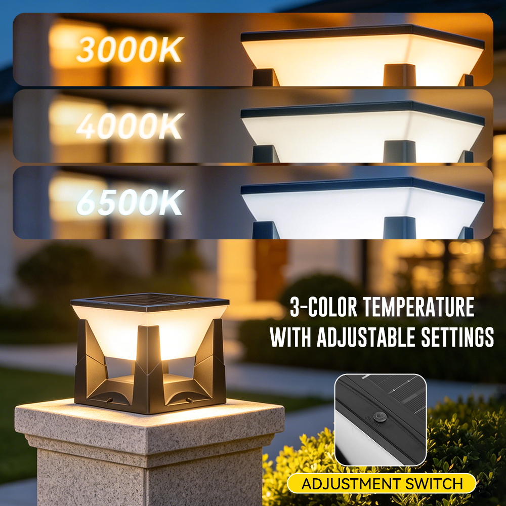 Waterproof LED Solar Pillar La - Outdoor Lighting For Fence review and price